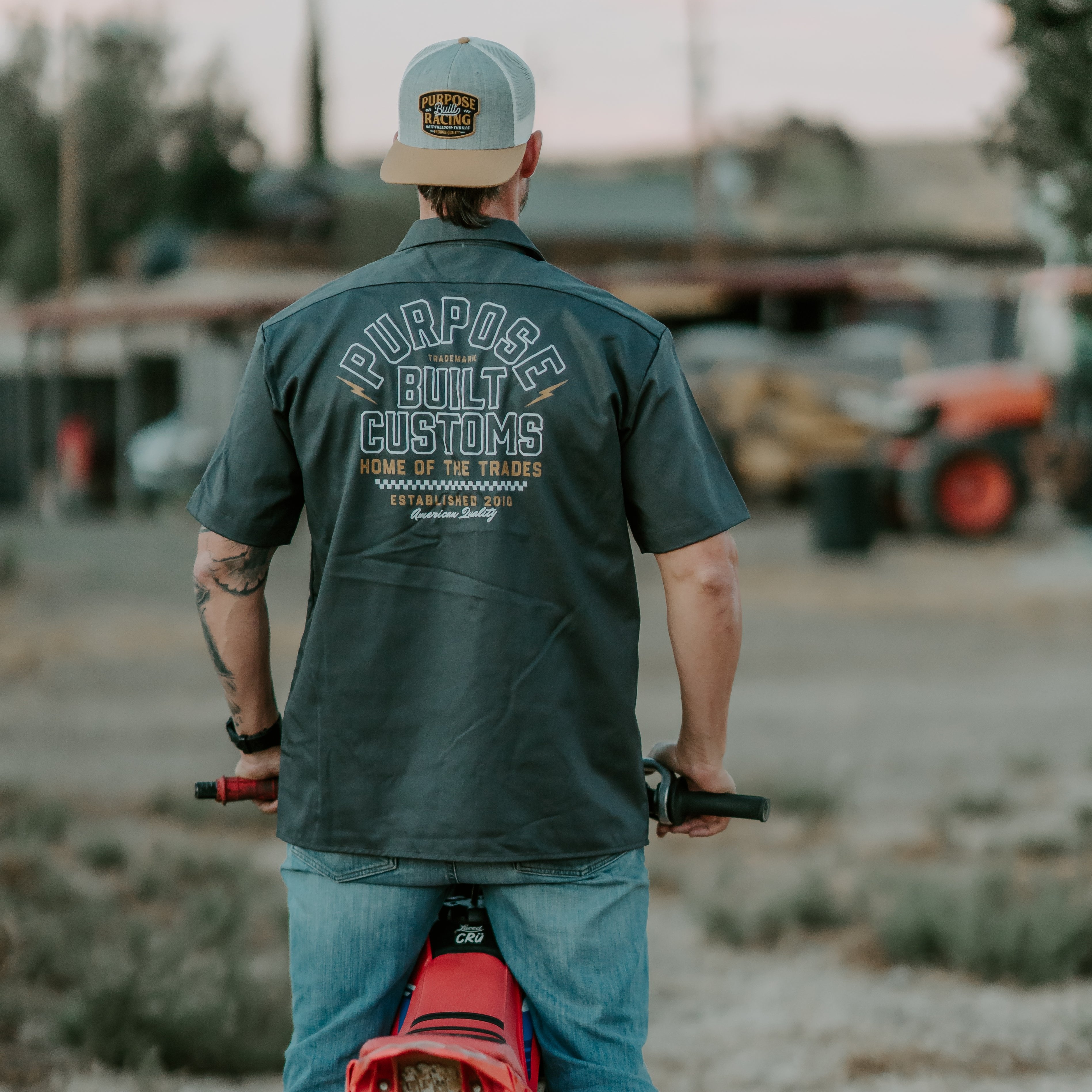 Dickies X PB: Customs Work Shirt, Charcoal